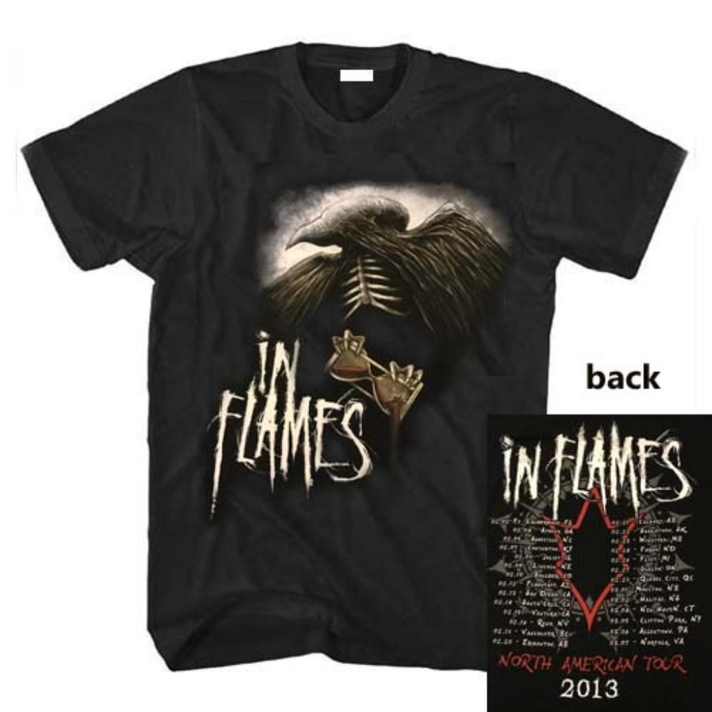 In Flames North American Tour 2013 T-Shirt